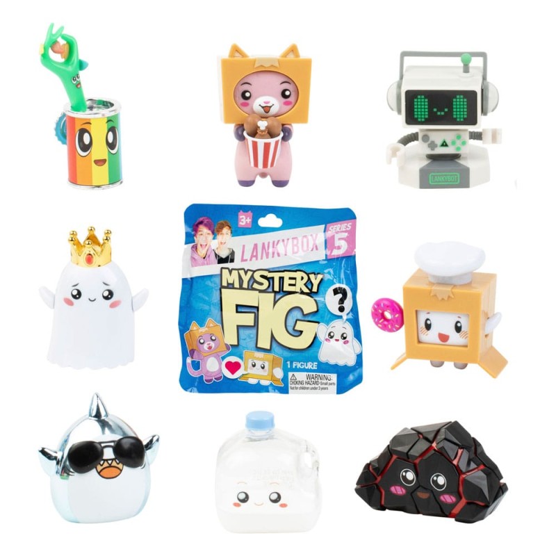 Lankybox Mystery Series 5 Mini Figure Display Stand 6 cm (24) | 0810054666585