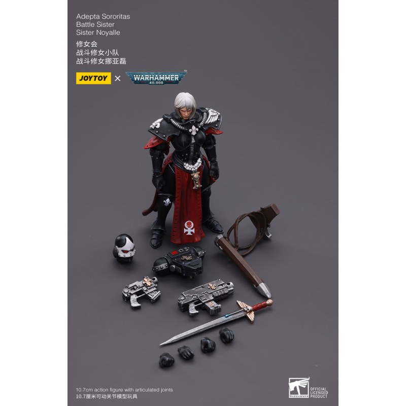 Warhammer 40k figurine 1/18 Adepta Sororitas Battle Sister Sister Noyalle 10 cm | 6973130373884