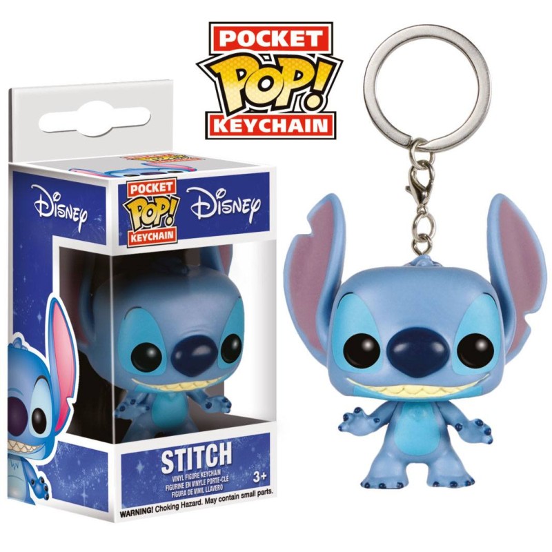 Lilo & Stitch Keychain Pocket POP! Vinyl Stitch 4 cm | 0849803068295