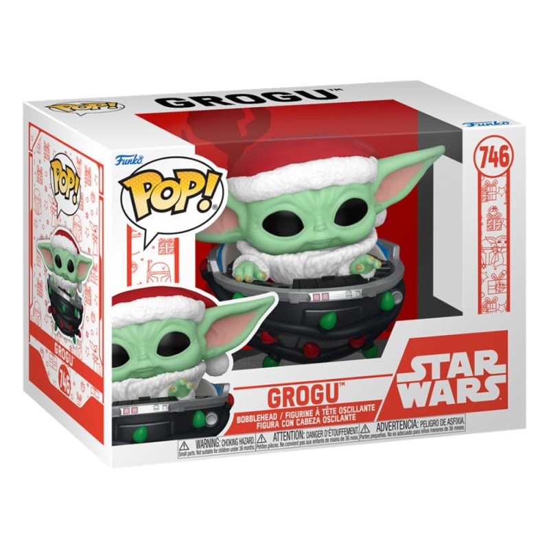 Star Wars: Mandalorian POP! Vinyl figurine Holiday Grogu Pram 9 cm | 0889698800105