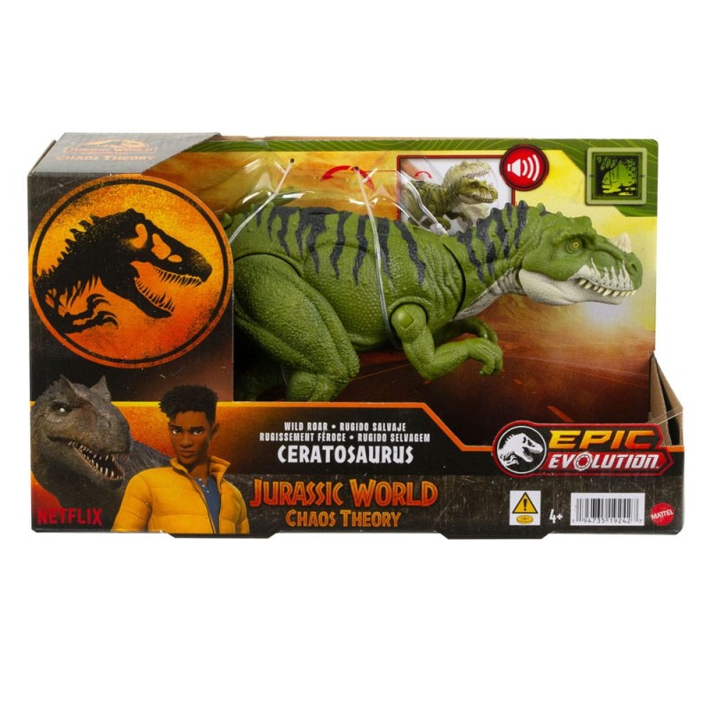 Jurassic World Epic Evolution figurine Wild Roar Ceratosaurus | 0194735192427