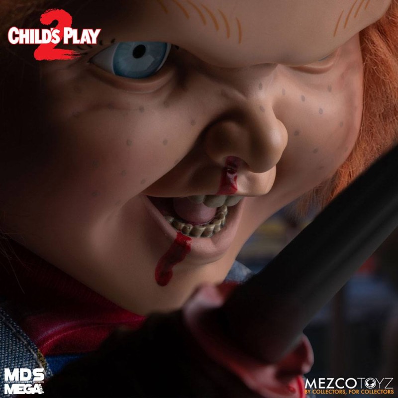 Chucky, la poupée de sang poupée parlante Designer Series Menacing Chucky 38 cm | 0696198780239