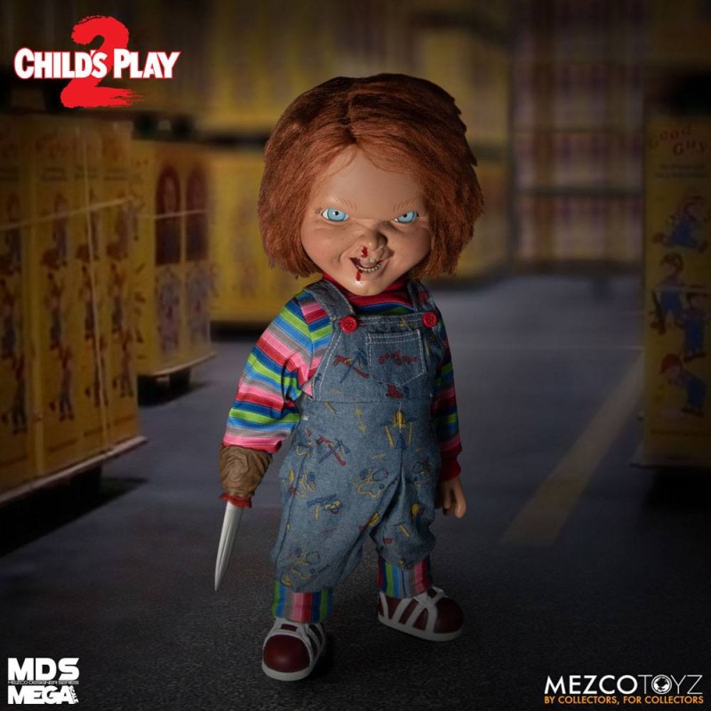 Chucky, la poupée de sang poupée parlante Designer Series Menacing Chucky 38 cm | 0696198780239