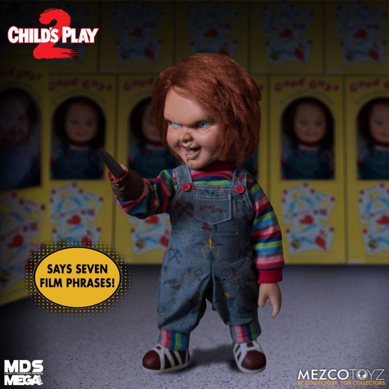 Chucky, la poupée de sang poupée parlante Designer Series Menacing Chucky 38 cm | 0696198780239