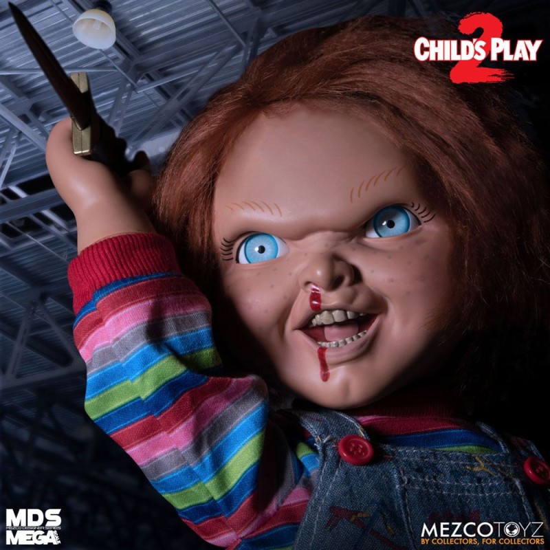 Chucky, la poupée de sang poupée parlante Designer Series Menacing Chucky 38 cm | 0696198780239