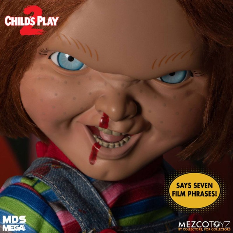 Chucky, la poupée de sang poupée parlante Designer Series Menacing Chucky 38 cm | 0696198780239