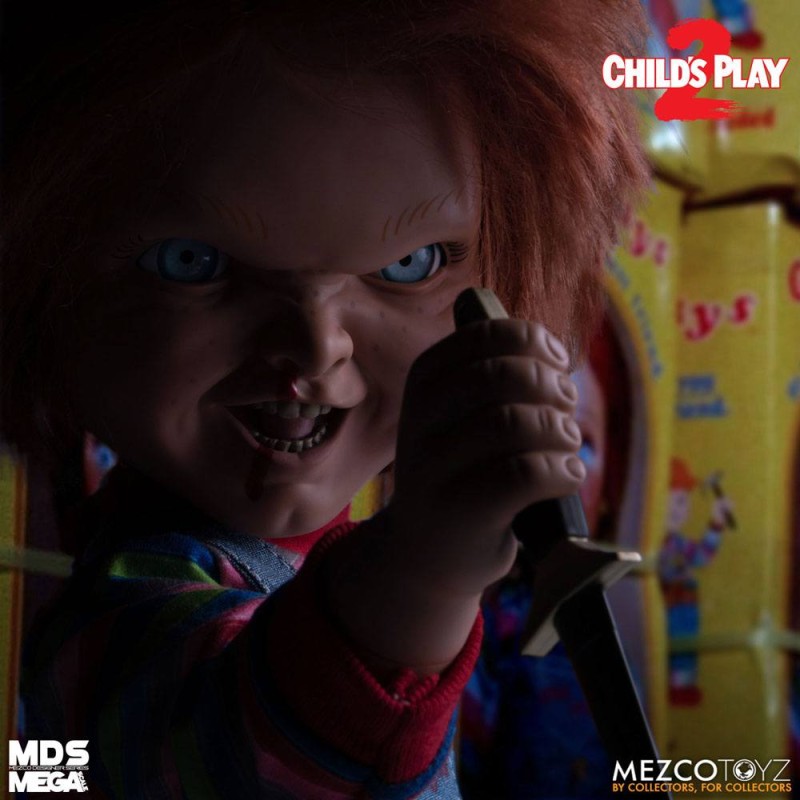 Chucky, la poupée de sang poupée parlante Designer Series Menacing Chucky 38 cm | 0696198780239