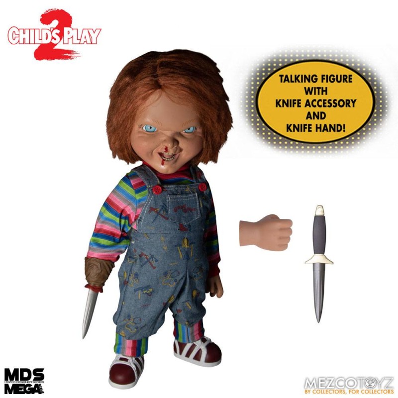 Chucky, la poupée de sang poupée parlante Designer Series Menacing Chucky 38 cm | 0696198780239