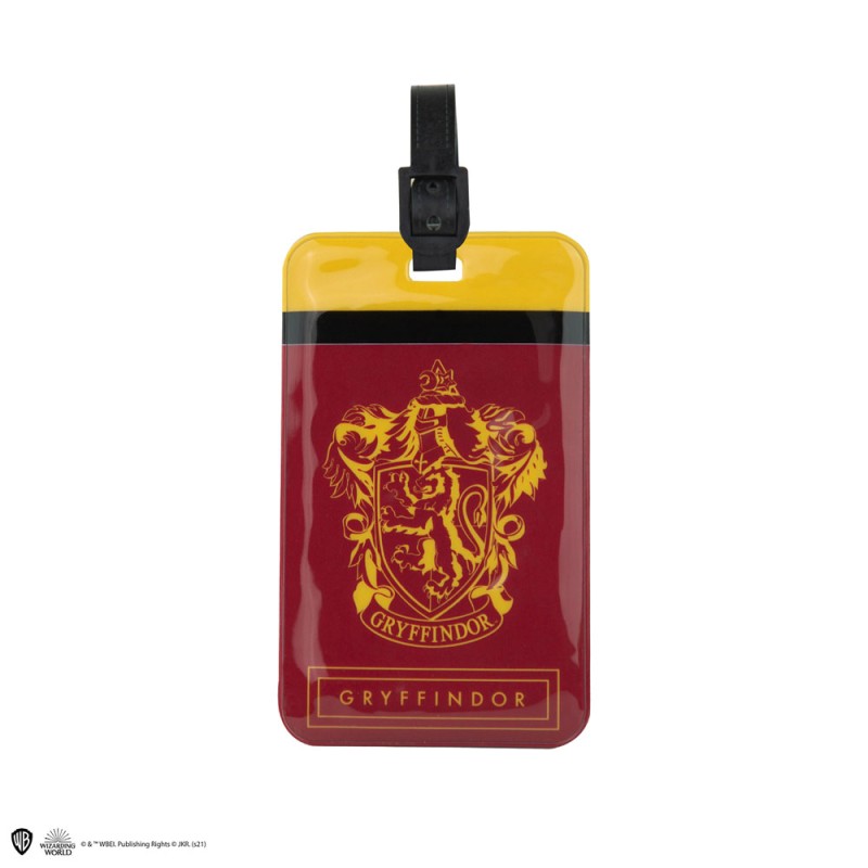 Harry Potter set étiquette de bagage & étui pour carte de transport Gryffindor | 4895205604254