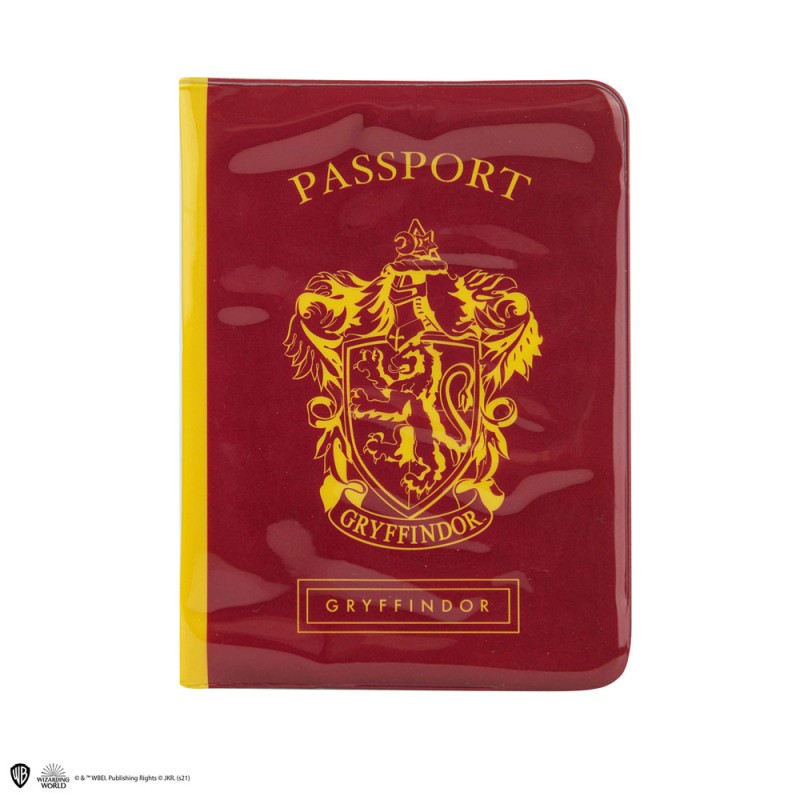 Harry Potter set étiquette de bagage & étui pour carte de transport Gryffindor | 4895205604254