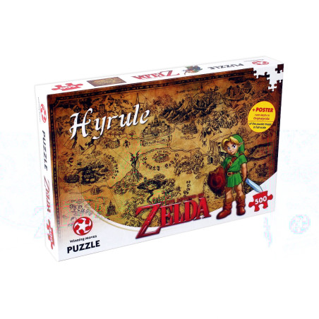 Puzzle : Zelda Hyrule - 500 pcs éditeur : Winning Moves Puzzle : Zelda Hyrule - 500 pcs éditeur : Winning Moves