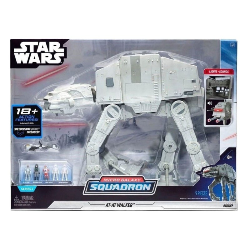 Star Wars Micro Galaxy Squadron feature véhicule avec figurines Assault Class AT-AT 24 cm | 0191726497134