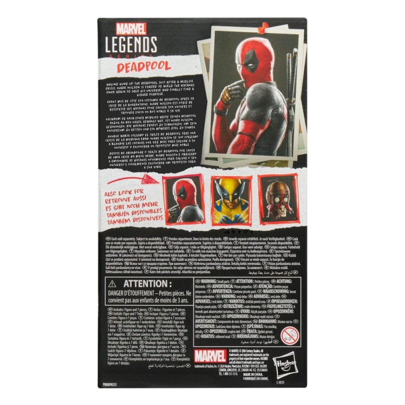 Deadpool & Wolverine Marvel Legends Action Figure Deadpool 15 cm | 5010996283757