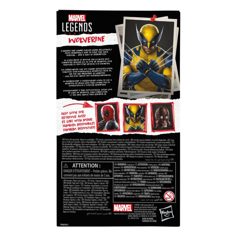 Deadpool & Wolverine Marvel Legends Action Figure Wolverine 15 cm | 5010996283764
