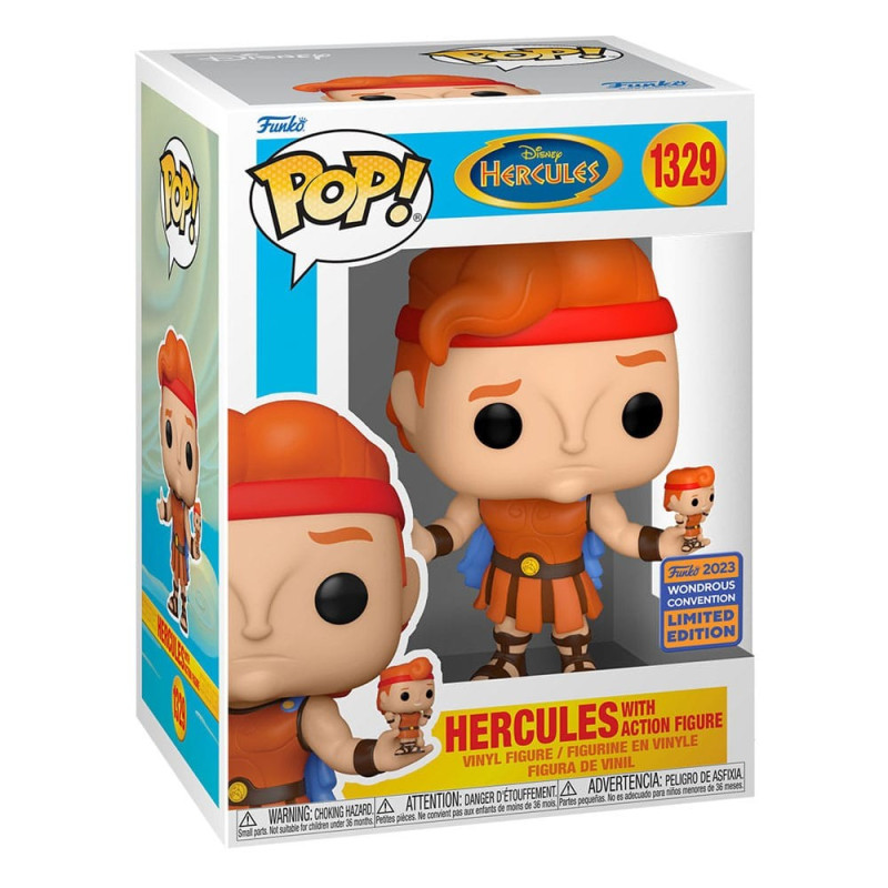 Disney Funko KNALLEN! Filmvinyl Hercules met actiefiguur 9 cm