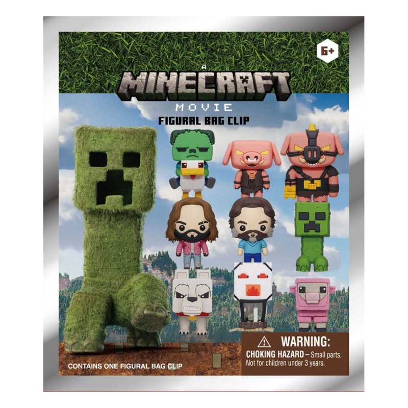 Minecraft 3D présentoir porte-clés sac à dos Series 1 Display (24) | 0077764370359