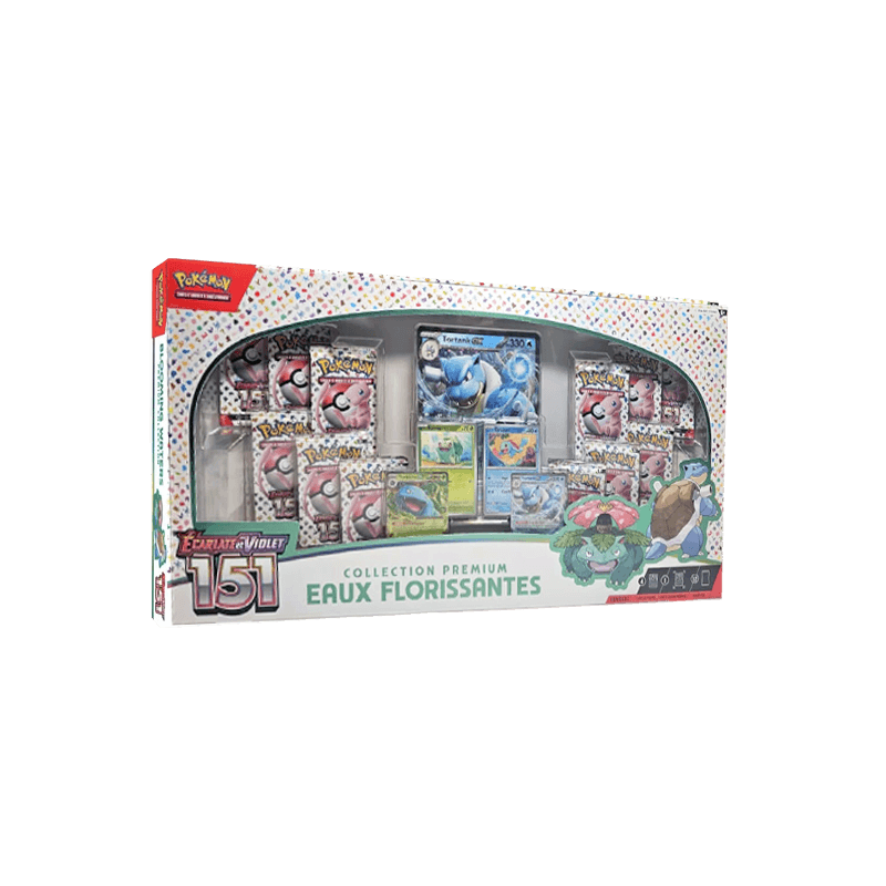 Pokémon - Ecarlate et Violet 151 (EV3.5) - Coffret Premium - Eaux Florissantes FR | 196214123526