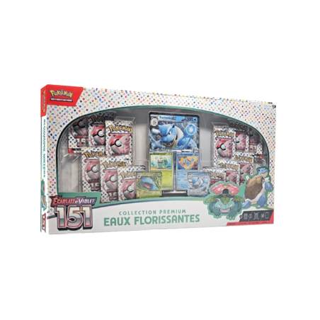 Pokémon - Ecarlate et Violet 151 (EV3.5) - Coffret Premium - Eaux Florissantes FR | 196214123526