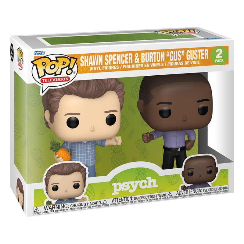 Psych POP! Vinyl Figures 2-Pack Shawn&Gus 9 cm | 0889698839723