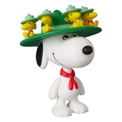 Peanuts mini figurine Medicom UDF série 18 Snoopy & Woodstock 8 cm  | 4530956158464