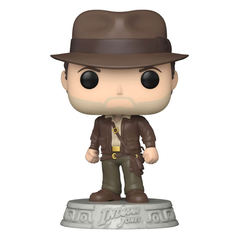 Indiana Jones Figurine Funko POP! Movies Vinyl Indiana Jones with Jacket 9 cm