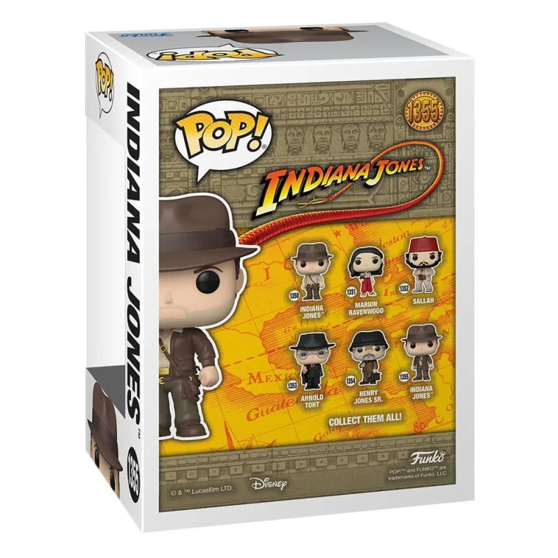 Indiana Jones Figurine Funko POP! Movies Vinyl Indiana Jones with Jacket 9 cm | 889698592598