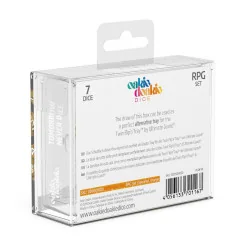 Oakie Doakie Dice - Set de dés RPG Speckled - Orange