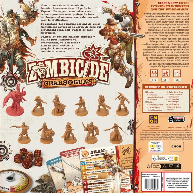 Zombicide Undead or Alive: Gear and Guns (Ext) | 3558380105732