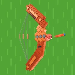 Minecraft NERF arc lance-fléchettes | 5010996303172