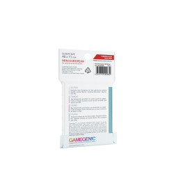 Gamegenic - Mini European - Sleeves Prime 46X71 Ruby (50 Stuks)