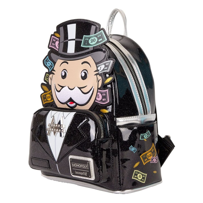 Hasbro by Loungefly Mini Backpack Monopoly Pennybags  | 0671803539969