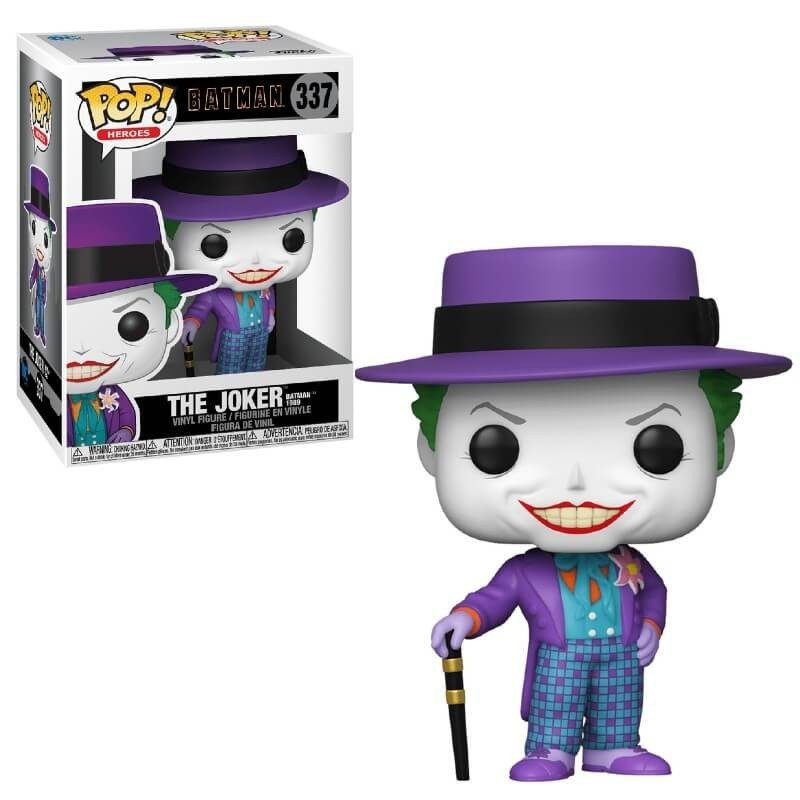 Batman 80th Figurine Funko POP! Heros Vinyl Joker(1989) 9 cm