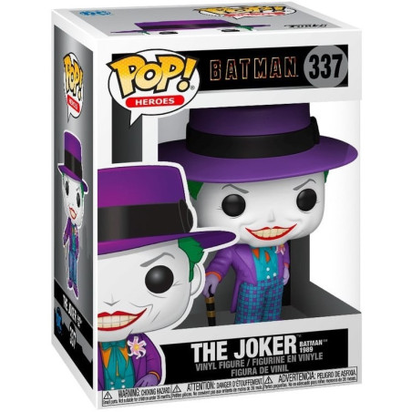 Batman 80th Figurine Funko POP! Heros Vinyl Joker(1989) 9 cm