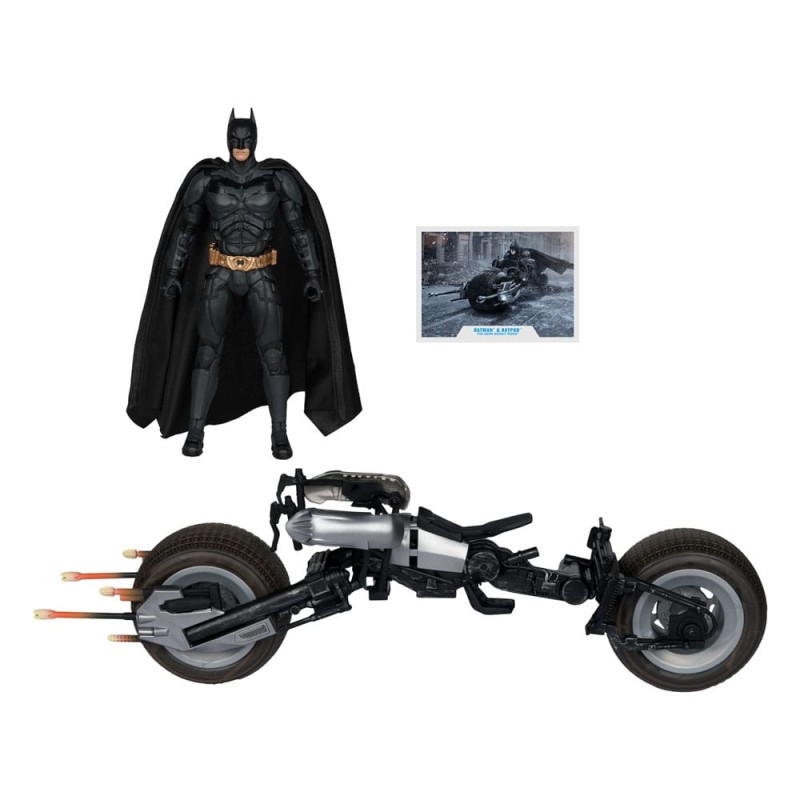 The Dark Knight DC Multiverse figurine avec véhicule Batman & The Batpod 18 cm | 0787926176292