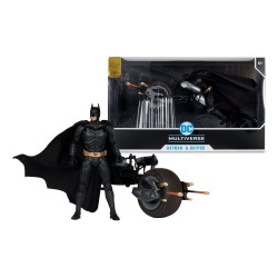 The Dark Knight DC Multiverse figurine avec véhicule Batman & The Batpod 18 cm | 0787926176292