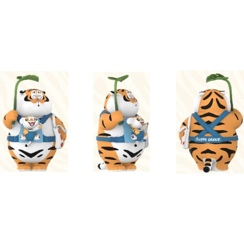 I Am Not Fat Tiger Roaring Love Series Mini Figures 9 cm Display (8) | 6971680453261