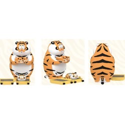 I Am Not Fat Tiger Roaring Love Series Mini Figures 9 cm Display (8) | 6971680453261