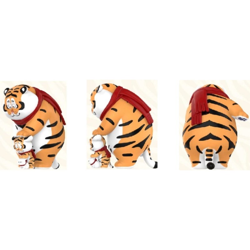 I Am Not Fat Tiger Roaring Love Series Mini Figures 9 cm Display (8) | 6971680453261