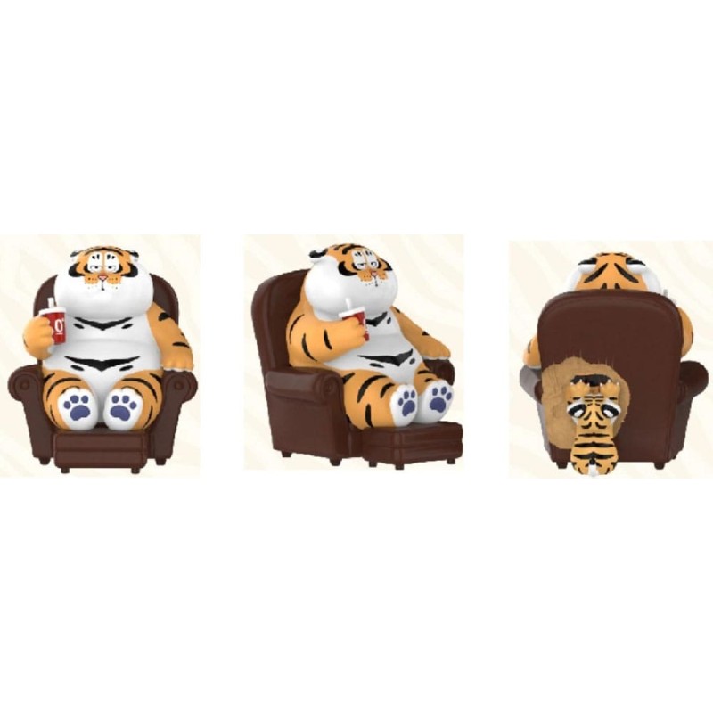 I Am Not Fat Tiger Roaring Love Series Mini Figures 9 cm Display (8) | 6971680453261