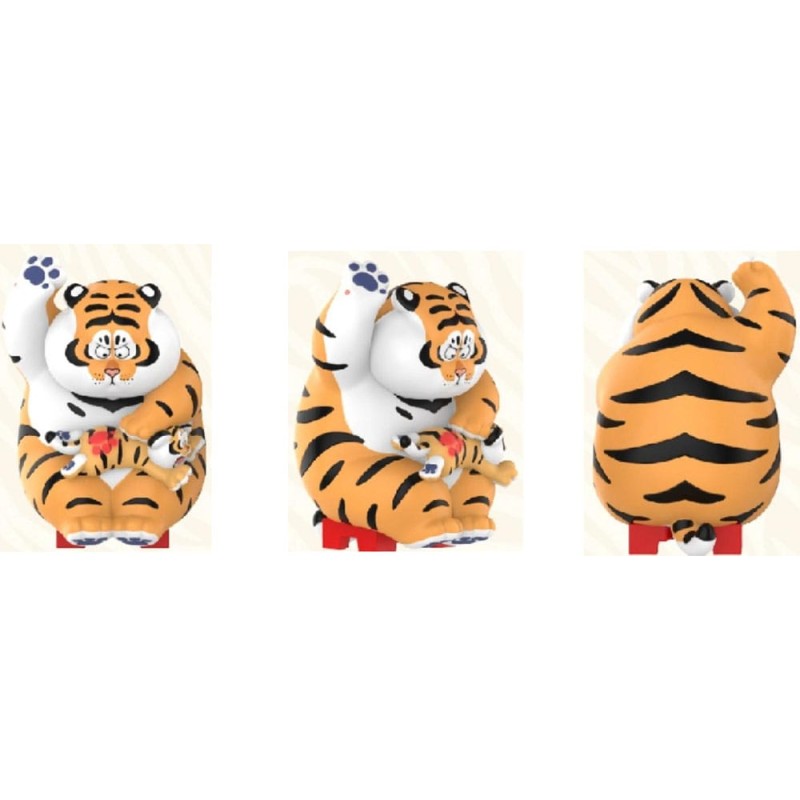 I Am Not Fat Tiger Roaring Love Series Mini Figures 9 cm Display (8) | 6971680453261