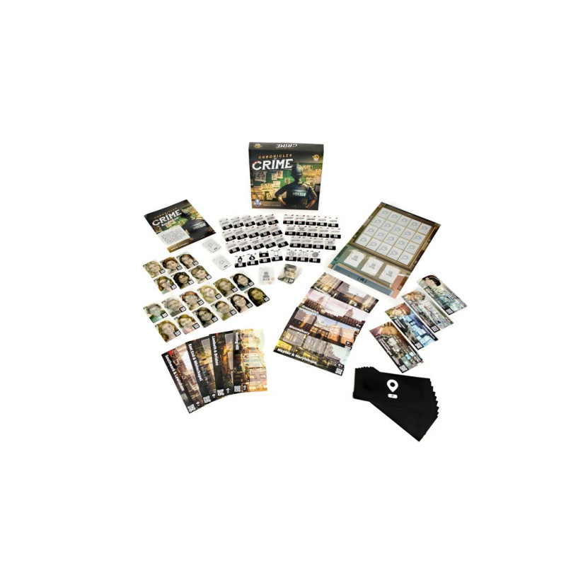 jeu : Chronicles of Crime
éditeur : Lucky Duck Games
version française