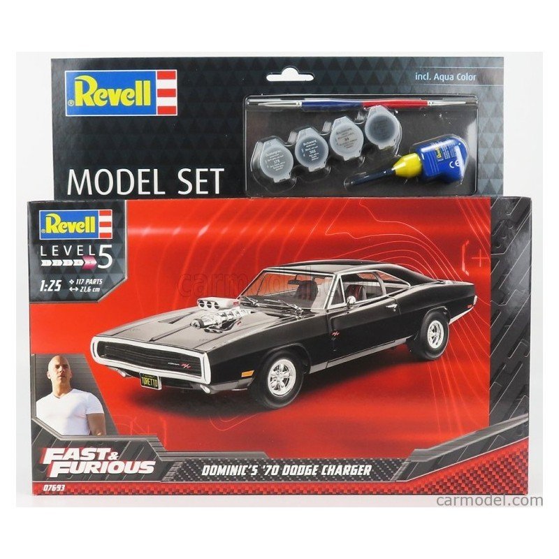 Revell - Dodge Model Set - Snel & Woedend: Dominics 1970 Dodge Charger | 4009803567693