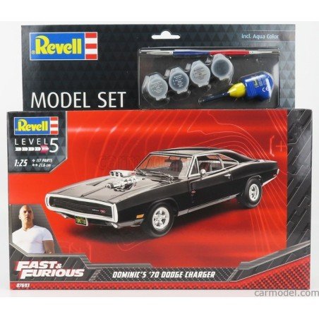Revell - Dodge Model Set - Snel & Woedend: Dominics 1970 Dodge Charger | 4009803567693