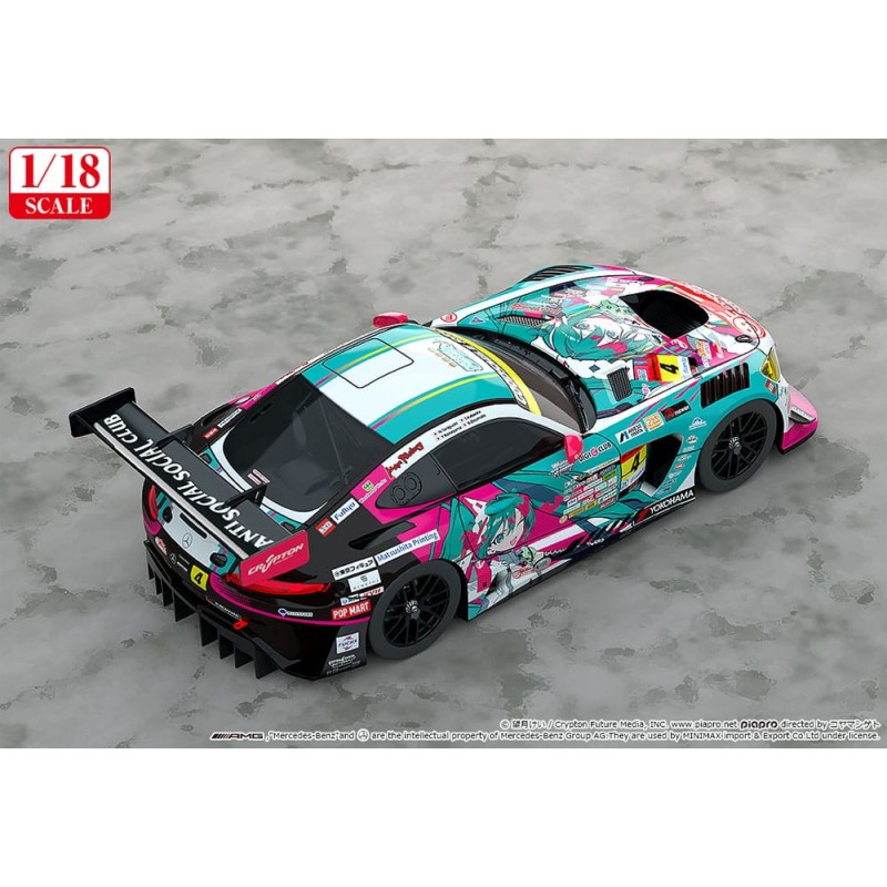Hatsune Miku GT Project Vehicle 1/18 Hatsune Miku AMG 2025 Season Opening Ver. 26 cm | 4571697181670