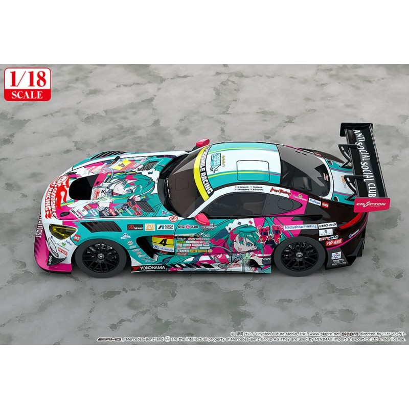 Hatsune Miku GT Project Vehicle 1/18 Hatsune Miku AMG 2025 Season Opening Ver. 26 cm | 4571697181670