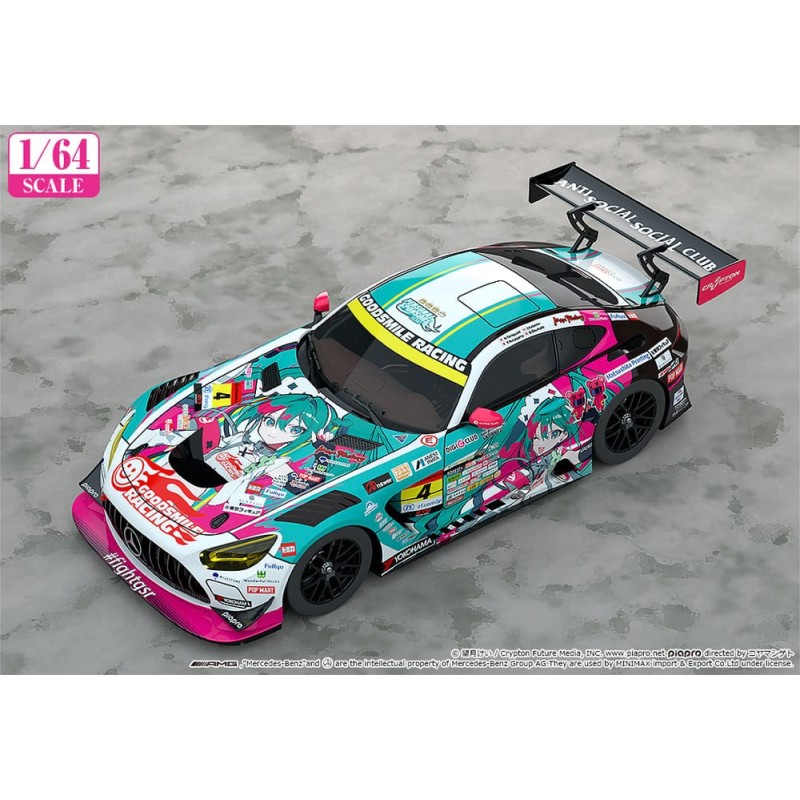 Hatsune Miku GT Project Vehicle 1/64 Hatsune Miku AMG 2025 Season Opening Ver. 7 cm | 4571697181694