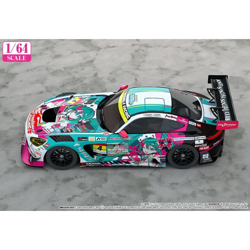 Hatsune Miku GT Project Vehicle 1/64 Hatsune Miku AMG 2025 Season Opening Ver. 7 cm | 4571697181694