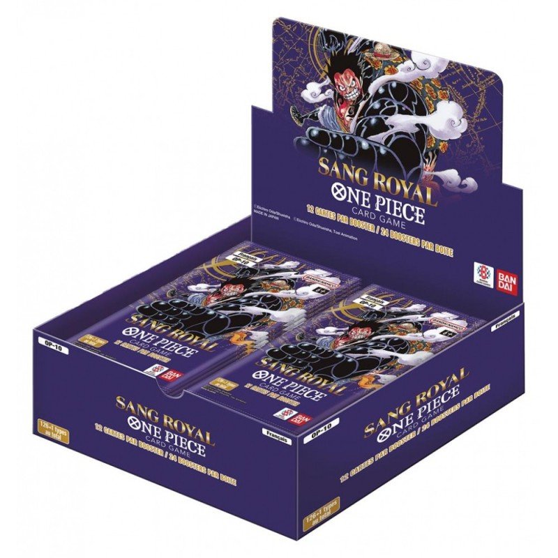 One Piece Card Game - Sang Royal (OP-10) - Booster Display (24 Boosters) - FR | 4582769796333