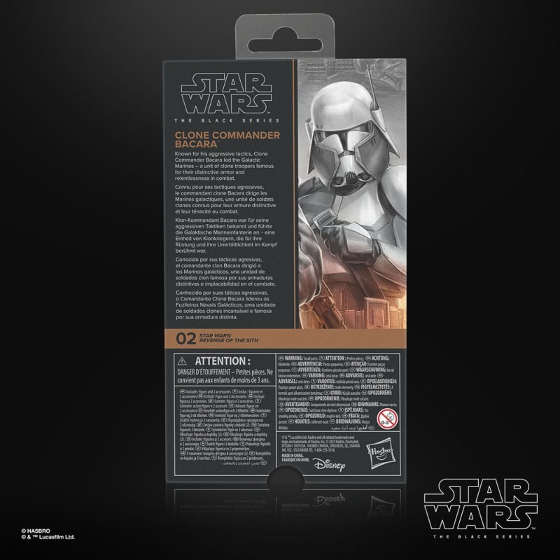 Star Wars Episode III Black Series figurine Commander Bacara 15 cm | 5010996280770