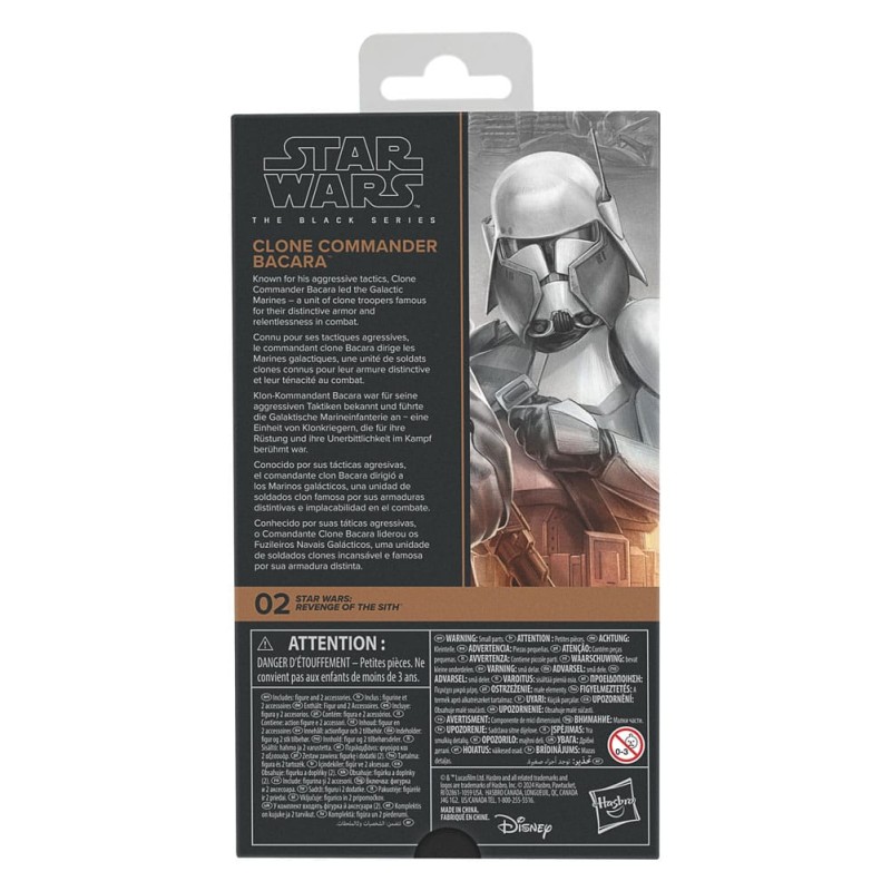 Star Wars Episode III Black Series figurine Commander Bacara 15 cm | 5010996280770